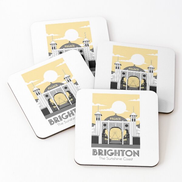 Item preview, Brighton Palace Pier Art Deco Travel Poster designed and sold by Digital Dreams Arts.