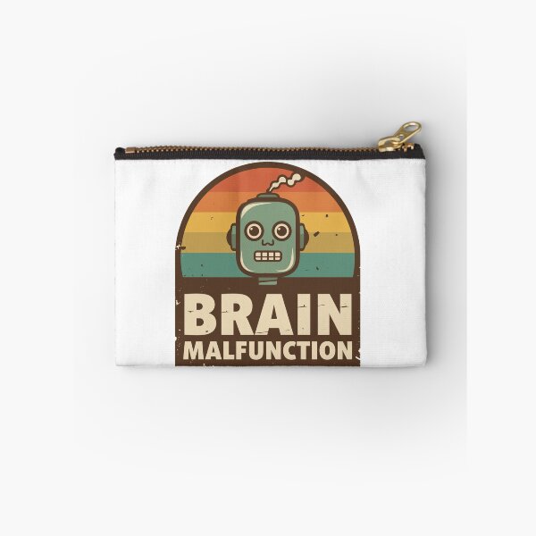 Item preview, Brain Malfunction Vintage Robot Logo designed and sold by pixelprodigy04.