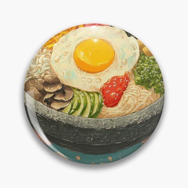 Item preview, Korean Soul Food 'BibimBap' #003 designed and sold by LuckeeTiger.