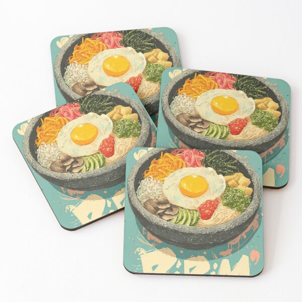 Item preview, Korean Soul Food 'BibimBap' #003 designed and sold by LuckeeTiger.