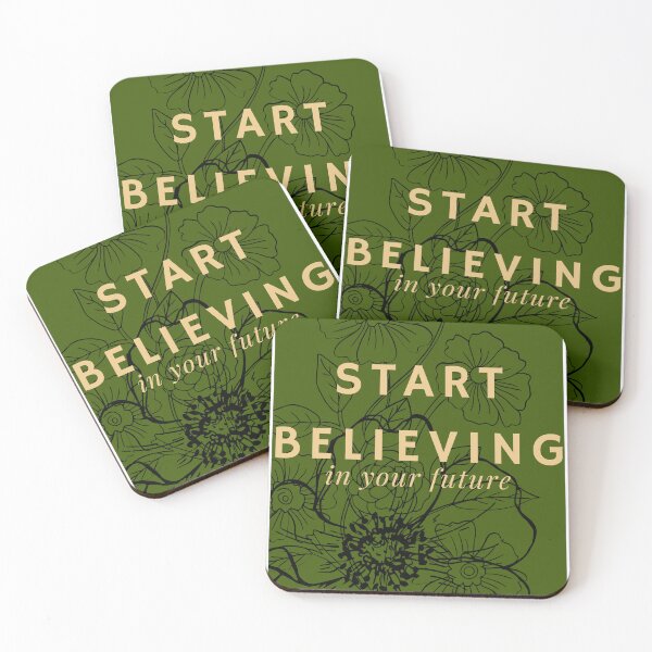 Item preview, start believing in your future designed and sold by Calypsos-designs-and-trinkets.