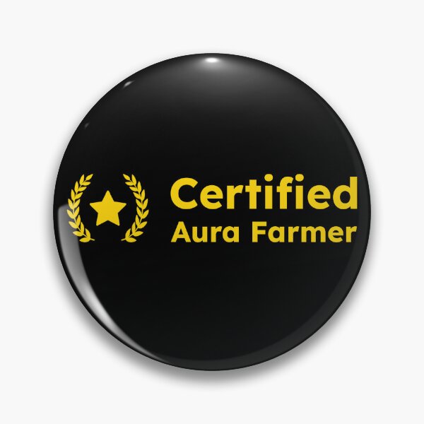 Item preview, Certified Aura Farmer (Text) designed and sold by DPZT.