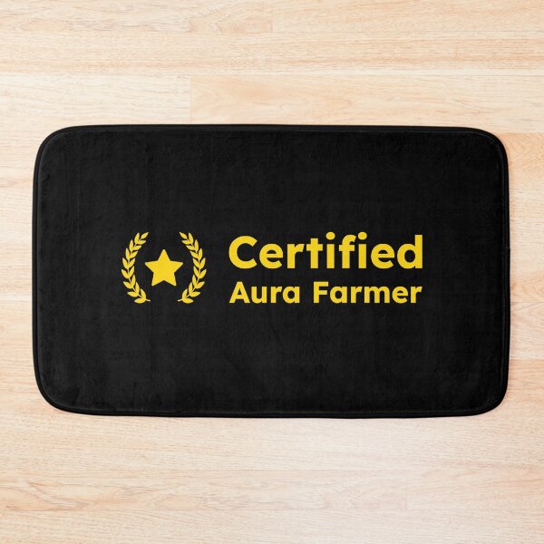 Item preview, Certified Aura Farmer (Text) designed and sold by DPZT.