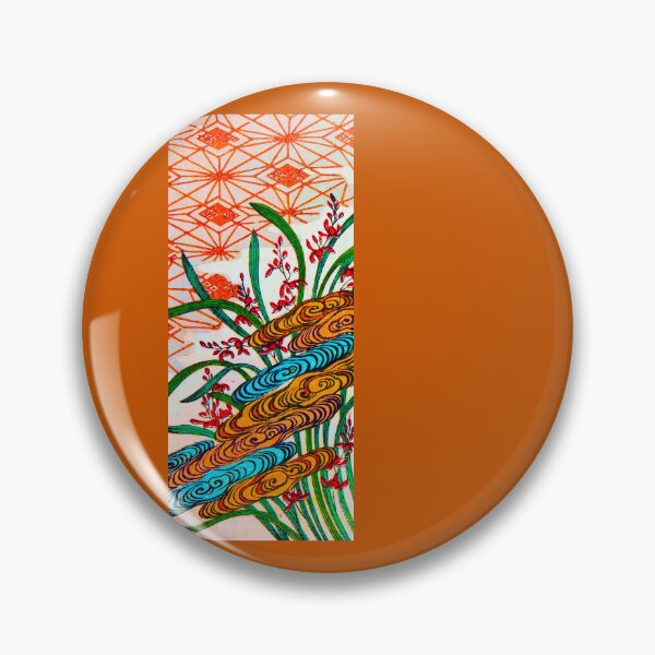Item preview, Golden Swirls and Scarlet Blossoms - V3 - A designed and sold by WheelieGdArt.