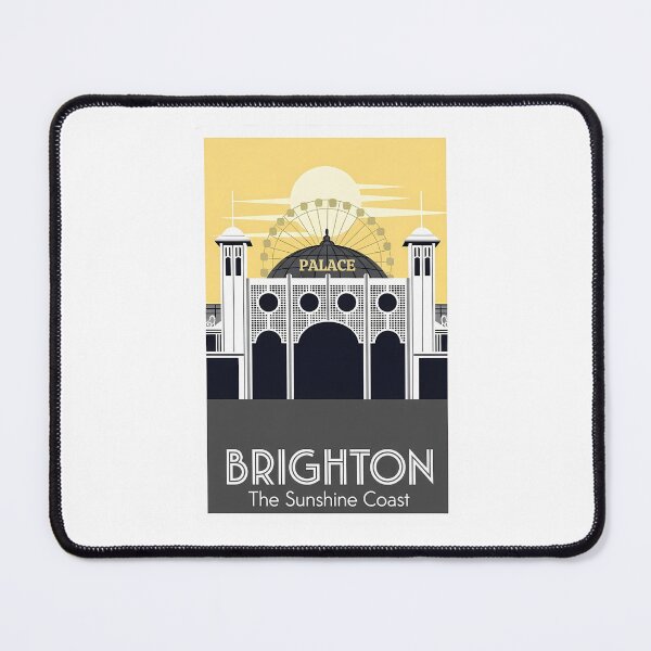 Item preview, Vintage Brighton Travel Poster - The Sunshine Coast Art Deco Print designed and sold by Digital Dreams Arts.