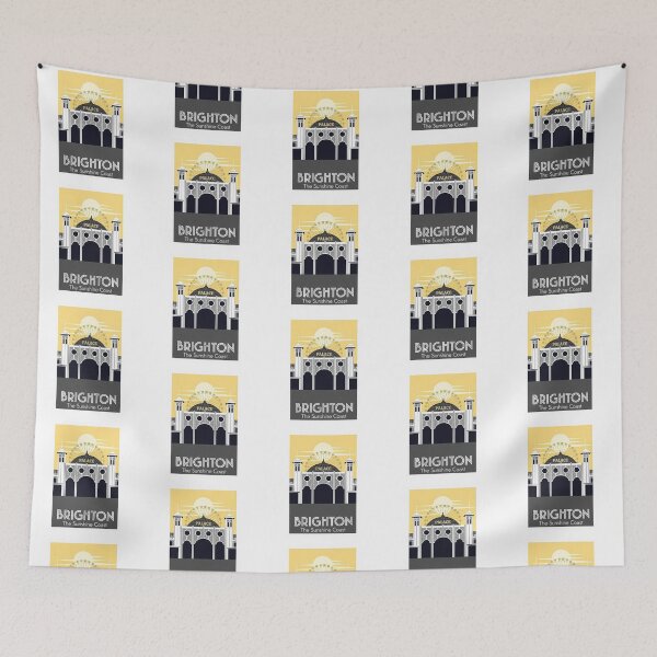 Item preview, Vintage Brighton Travel Poster - The Sunshine Coast Art Deco Print designed and sold by Digital Dreams Arts.