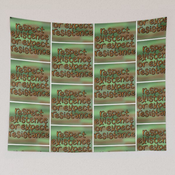 Item preview, Respect Existence designed and sold by Evercraft21.