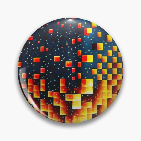 Item preview, 8 bit - PATTERN - Bright Lights  designed and sold by CleverCulture.