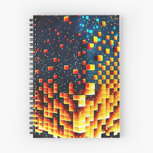 Item preview, 8 bit - PATTERN - Bright Lights  designed and sold by CleverCulture.