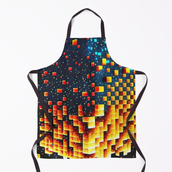 Item preview, 8 bit - PATTERN - Bright Lights designed and sold by CleverCulture.