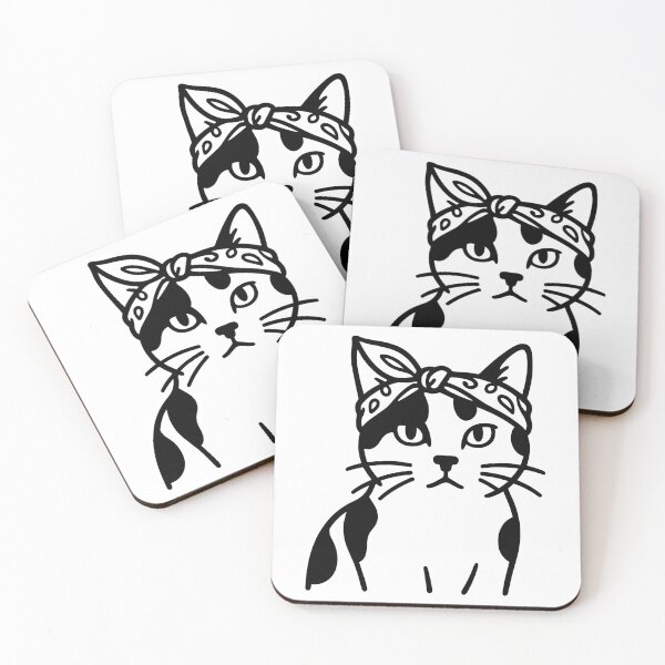 Item preview, Calico Cat with Bandana designed and sold by theartfulaspie.