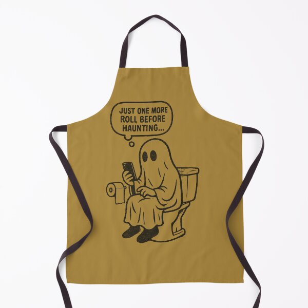 Item preview, Grunge Ghost Scrolling Social Media on the Toilet designed and sold by Meandmyshop.