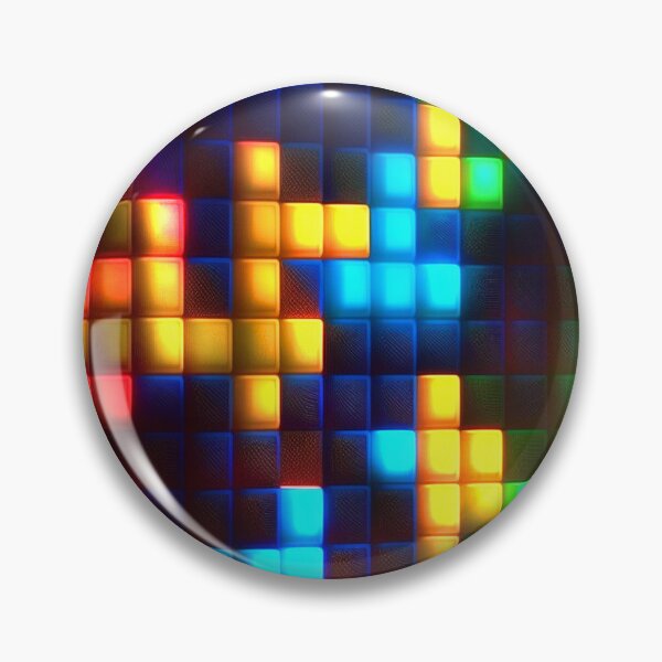 Item preview, 8 bit - PATTERN - Bright Lights  designed and sold by CleverCulture.