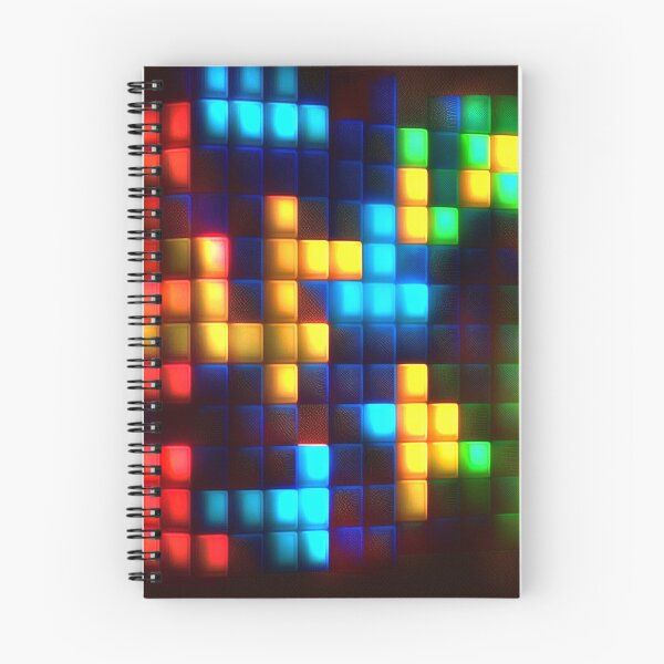 Item preview, 8 bit - PATTERN - Bright Lights  designed and sold by CleverCulture.