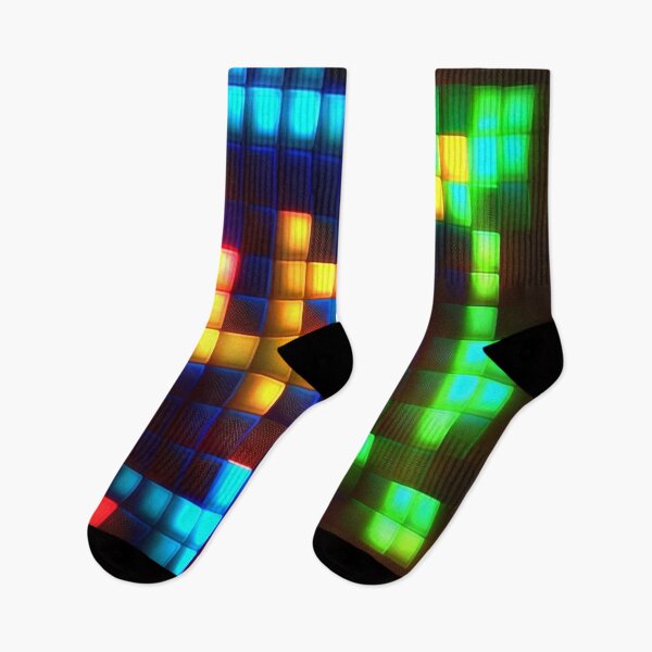 Item preview, 8 bit - PATTERN - Bright Lights  designed and sold by CleverCulture.