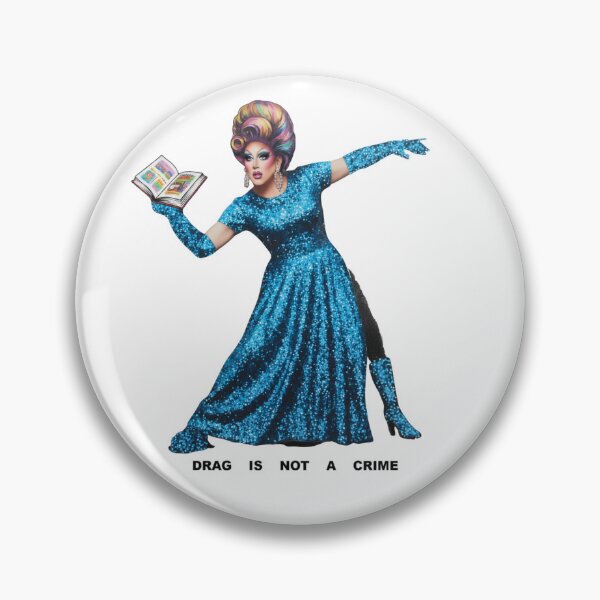 Item preview, RESIST - Drag Queen with a Book designed and sold by CurrentTeevents.