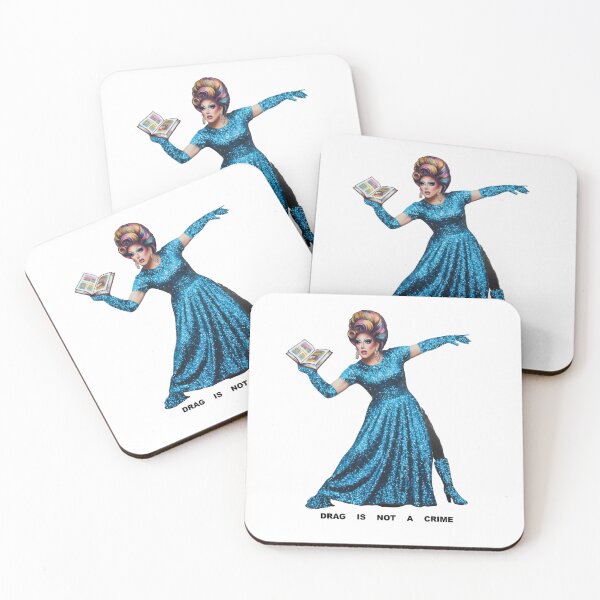 Item preview, RESIST - Drag Queen with a Book designed and sold by CurrentTeevents.