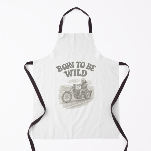 Item preview, Born To Be Wild – Vintage Biker Pencil Art designed and sold by MapHappens.