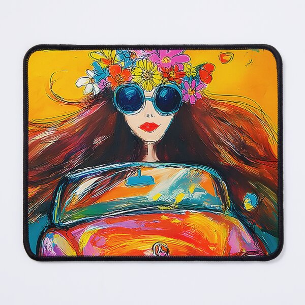 Item preview, Drive Through the Swinging Sixties - A Vibrant Abstract Celebration of Color Motion and London Charm designed and sold by OlfactoART Studio.