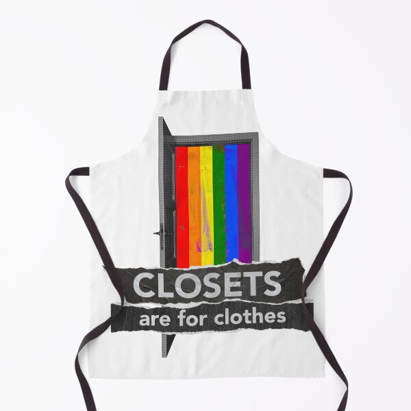 Item preview, Closets Are For Clothes – A Pride Statement designed and sold by Drag Up Studio.