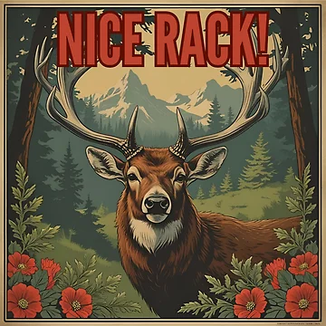 Artwork thumbnail, Nice Rack! by NicMacTees