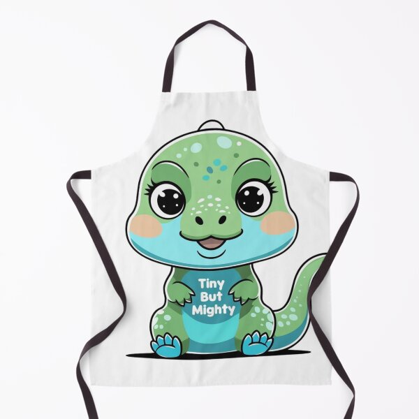 Item preview, "Tiny but Mighty" Baby Dinosaur Shirt designed and sold by WovennDesigns.