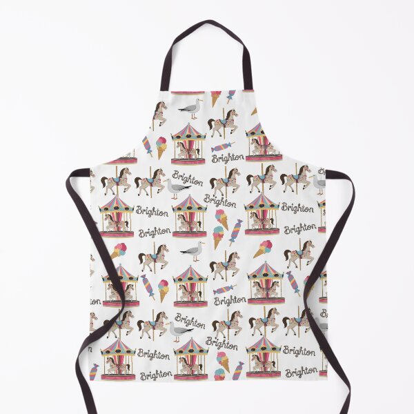 Item preview, Brighton Pier Funfair Pattern - Cute Carousel & Candy Design designed and sold by Digital Dreams Arts.
