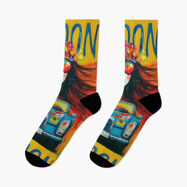 Item preview, Speed Through the Swinging Sixties - A Vibrant Abstract Celebration of Color Style and Motion designed and sold by OlfactoART Studio.