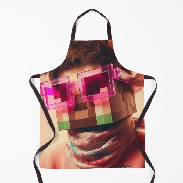 Item preview, "Pixelated Swagger: Blockhead with Rockin' Shades" designed and sold by Print Fiction.