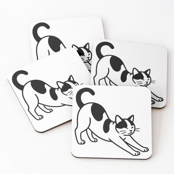 Item preview, Calico Cat Stretching designed and sold by theartfulaspie.
