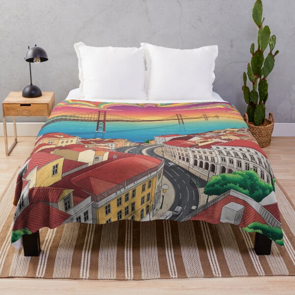 Item preview, cityscape of Lisbon  designed and sold by Lilashakti ⭐️ ⭐️ ⭐️ ⭐️ ⭐️.