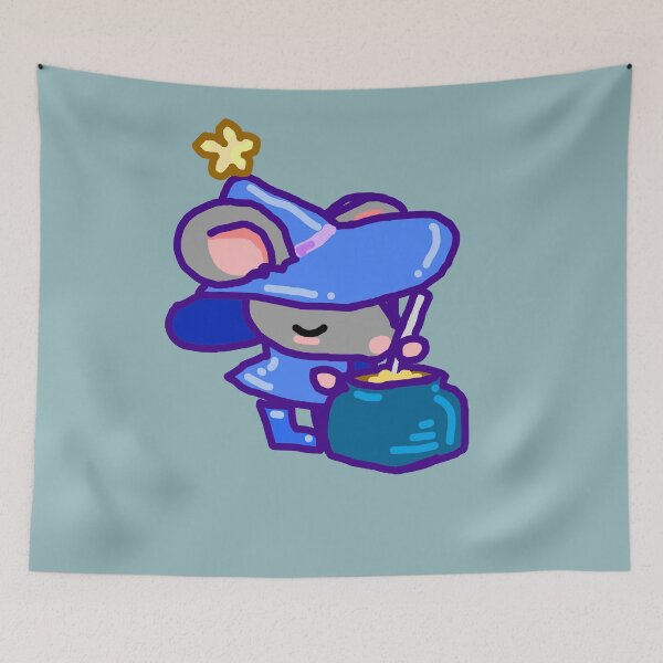 Item preview, Wizard Chef Ratatat – Magical Cooking Mouse Illustration designed and sold by Heavenly-Cloudz.
