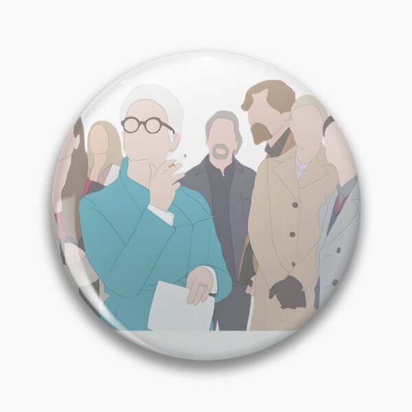 Item preview, Elegant Whodunit Gathering Art Print designed and sold by ThomasTarpennin.