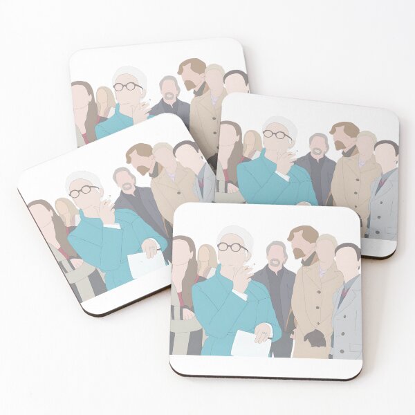 Item preview, Elegant Whodunit Gathering Art Print designed and sold by ThomasTarpennin.