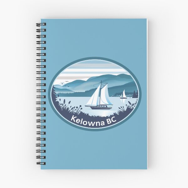 Item preview, Kelowna BC Sailboat Lake Scene, Okanagan Lake Water Adventure designed and sold by meganohm.