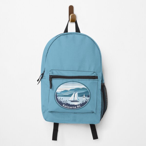 Item preview, Kelowna BC Sailboat Lake Scene, Okanagan Lake Water Adventure designed and sold by meganohm.