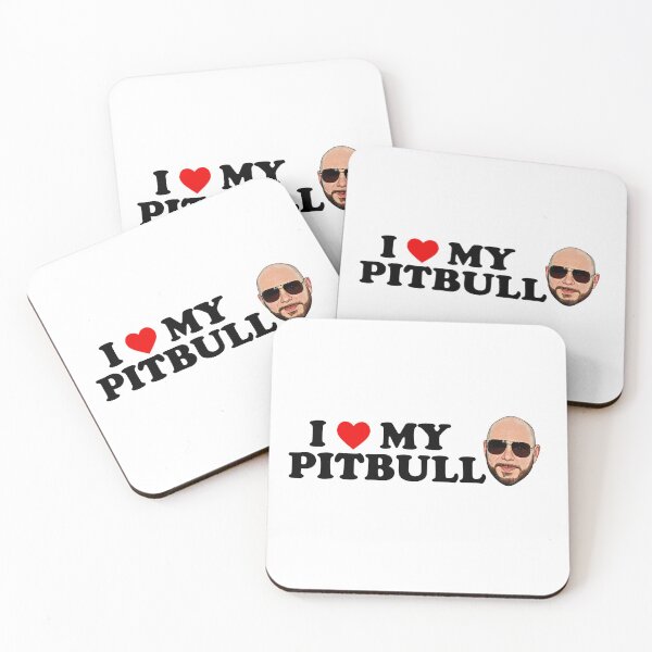 Item preview, I love Pitbull Mr. Worldwide  designed and sold by baranskini.