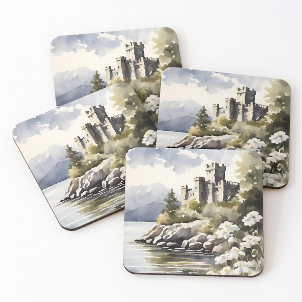 Item preview, Castle by a Lake designed and sold by CalmnessbyChoice.