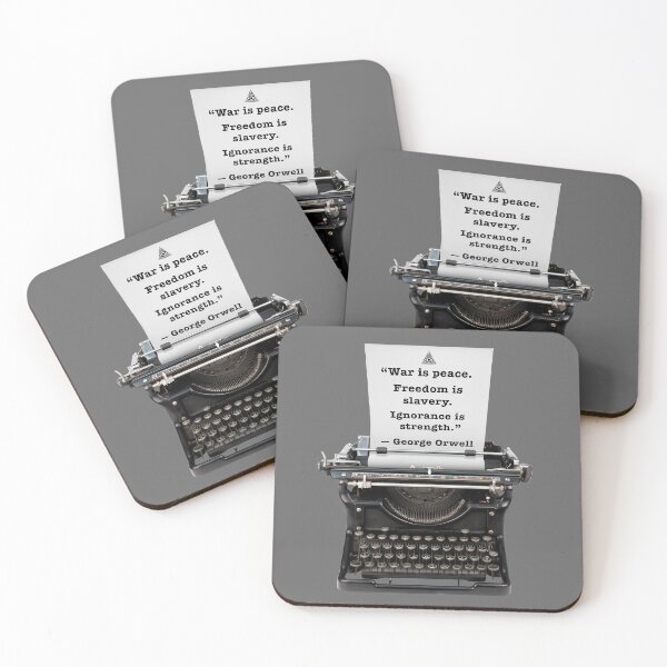 Item preview, Orwell Quote on Typewriter designed and sold by travelwitheric.