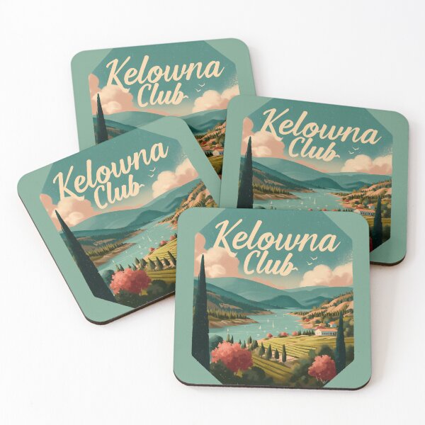 Item preview, Kelowna Club Vineyard View Logo, Okanagan Valley Travel Emblem designed and sold by meganohm.