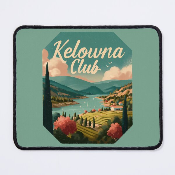 Item preview, Kelowna Club Vineyard View Logo, Okanagan Valley Travel Emblem designed and sold by meganohm.