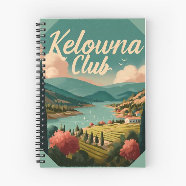 Item preview, Kelowna Club Vineyard View Logo, Okanagan Valley Travel Emblem designed and sold by meganohm.