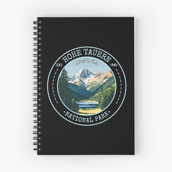Item preview, Hohe Tauern National Park in Austria, Retro Travel Art Circle Emblem designed and sold by MaateoDesign.