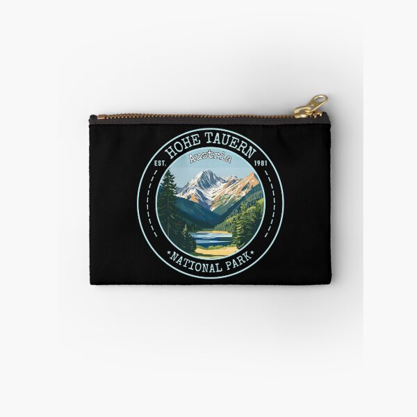 Item preview, Hohe Tauern National Park in Austria, Retro Travel Art Circle Emblem designed and sold by MaateoDesign.