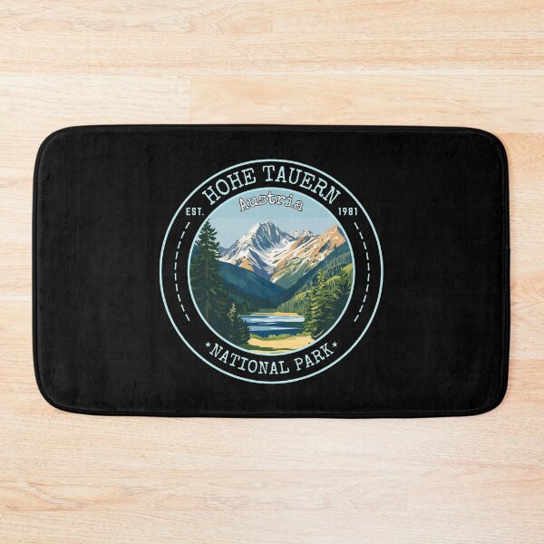 Item preview, Hohe Tauern National Park in Austria, Retro Travel Art Circle Emblem designed and sold by MaateoDesign.