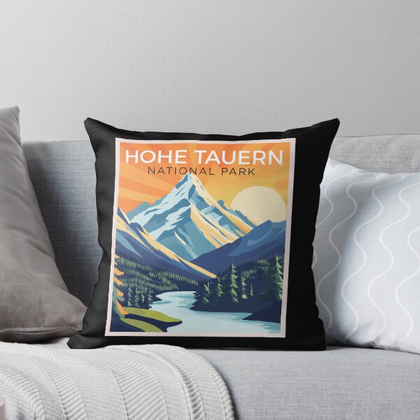 Item preview, Hohe Tauern National Park in Austria, Vintage Art Travel Landscape designed and sold by MaateoDesign.