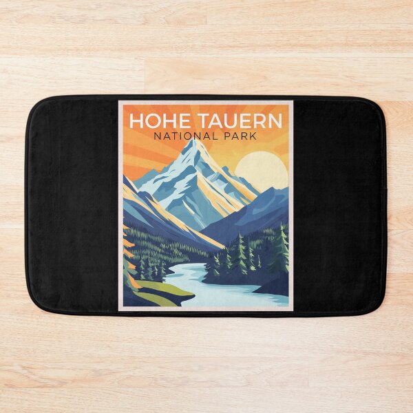 Item preview, Hohe Tauern National Park in Austria, Vintage Art Travel Landscape designed and sold by MaateoDesign.