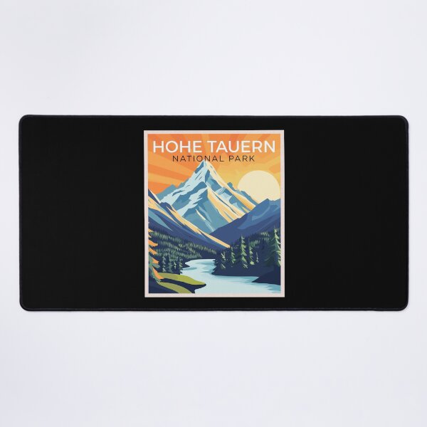 Item preview, Hohe Tauern National Park in Austria, Vintage Art Travel Landscape designed and sold by MaateoDesign.