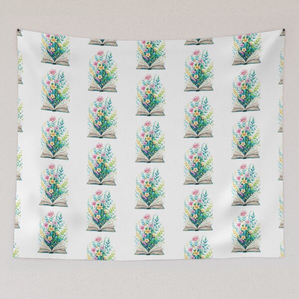 Item preview, Floral Book Illustration designed and sold by duckygood.