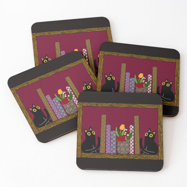 Item preview, Black Cat Luci Bookshelf designed and sold by Cache Her Flirts.